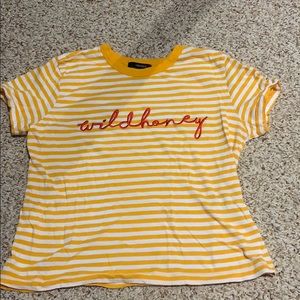 Yellow and white wild honey crop